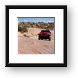 Jeep Rubicon on Fins N Things slickrock 4x4 trail Framed Print