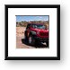 Jeep Rubicon on Fins N Things slickrock 4x4 trail Framed Print