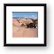 Jeep Rubicon on Little Lion Back slickrock 4x4 trail Framed Print
