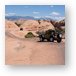 Jeep Rubicon on Little Lion Back slickrock 4x4 trail Metal Print