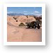 Jeep Rubicon on Little Lion Back slickrock 4x4 trail Art Print