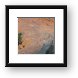 Looking down the steep slope of Little Lion Back trail Framed Print