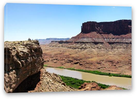 Panoramic view of canyonlands Fine Art Canvas Print