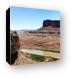 Panoramic view of canyonlands Canvas Print