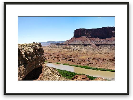 Panoramic view of canyonlands Framed Fine Art Print