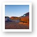 Toyota 4Runner and tent at Murphy Hogback campground Art Print
