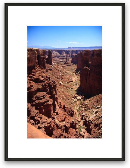 HDR image of Canyonlands National Park Framed Fine Art Print