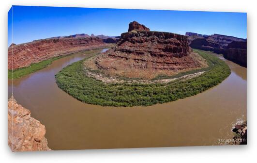 Colorado River Gooseneck Fine Art Canvas Print