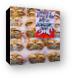Cooked Dungeness Crab at Pike Place Fish Market Canvas Print