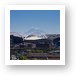 Safeco Field and Qwest Field, Seattle's stadiums Art Print