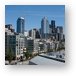 Downtown Seattle from Pier 66 Metal Print