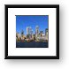 Downtown Seattle panoramic Framed Print