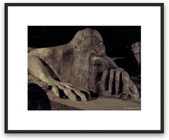 Fremont Troll Framed Fine Art Print