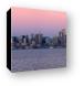 Seattle panoramic at dusk Canvas Print