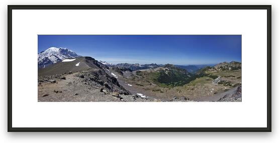 Mount Rainier Framed Fine Art Print