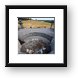 Empty emplacement once held a 10 inch gun Framed Print