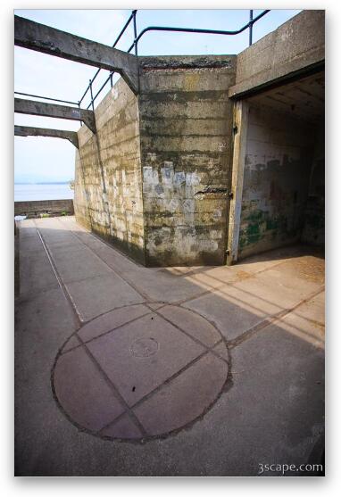 Searchlight emplacement, part of Battery Kingsbury Fine Art Print