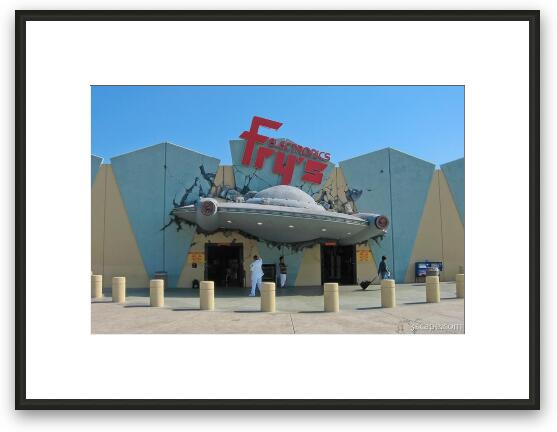 Fry's Electronics in Burbank Framed Fine Art Print