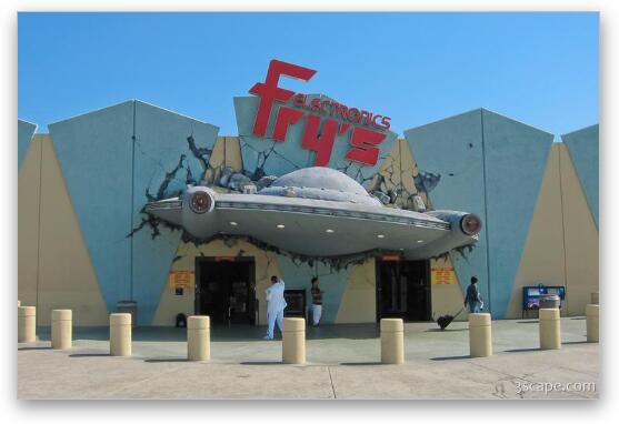 Fry's Electronics in Burbank Fine Art Metal Print