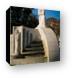 Sculpture fountain outside of Hollywood Bowl Canvas Print