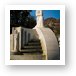Sculpture fountain outside of Hollywood Bowl Art Print