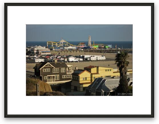 Santa Monica Pier Framed Fine Art Print