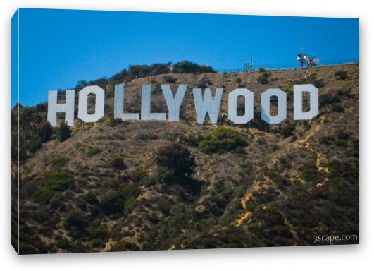 Hollywood sign Fine Art Canvas Print