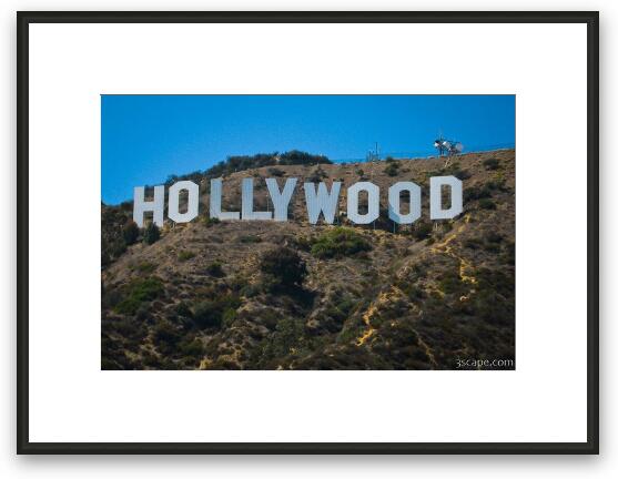 Hollywood sign Framed Fine Art Print