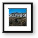 Hollywood sign Framed Print