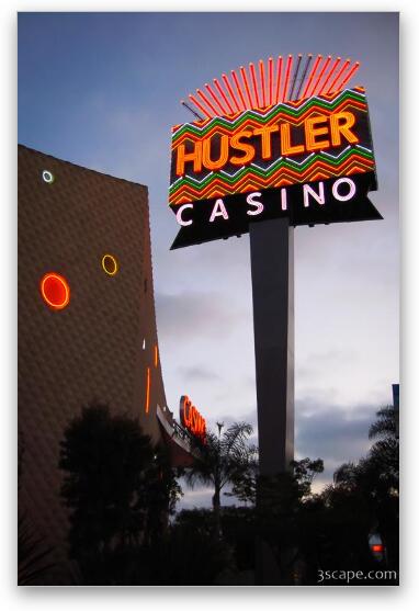 Hustler Casino Fine Art Metal Print