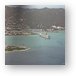 Aerial view of Road Town, Tortola Metal Print
