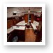 The main cabin of our boat Art Print