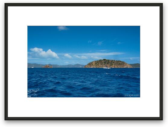 The Indians and Pelican Island Framed Fine Art Print