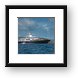 One of many luxury yachts we saw Framed Print