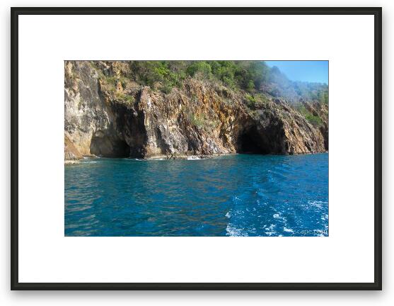 The Caves, Norman Island Framed Fine Art Print