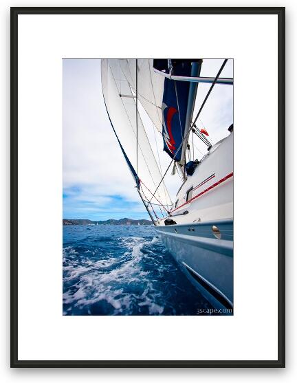 Sailing BVI Framed Fine Art Print