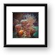 Coral and Coney fish Framed Print