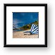 Bitter End Resort beach Framed Print