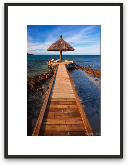 Perfect Vacation Framed Fine Art Print