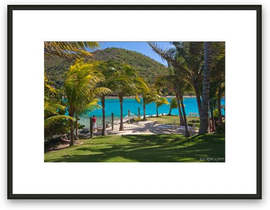 Saba Rock Resort Framed Fine Art Print