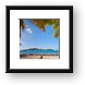 Relaxing on the beach Framed Print