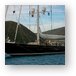 Huge yacht with a crew! Metal Print