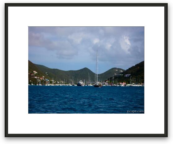 Sopers Hole, Tortola Framed Fine Art Print