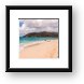 The beach on Sandy Cay (Key) Framed Print