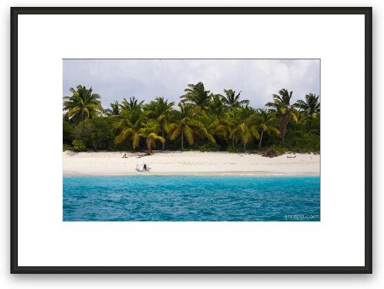 Sandy Cay Framed Fine Art Print