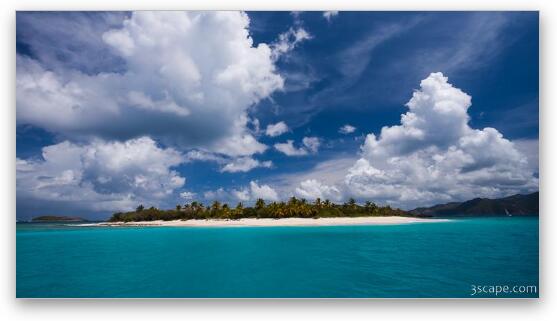 Paradise Is Sandy Cay Fine Art Print