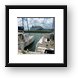 Cruise ship in Road Town Framed Print