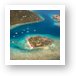 Marina Cay aerial Art Print