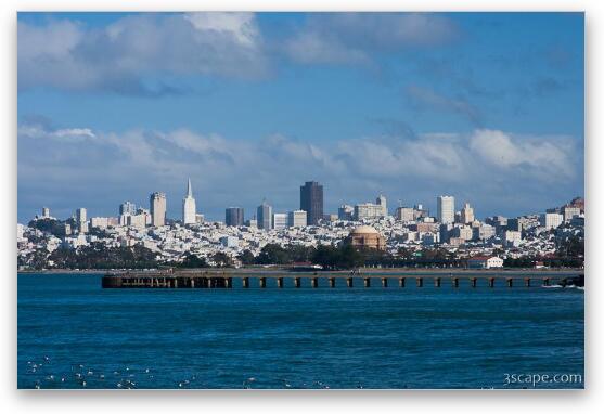 San Francisco skyline Fine Art Metal Print