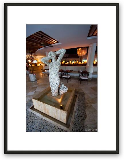 Gabi - the VIP restaurant at Melia Caribe Framed Fine Art Print